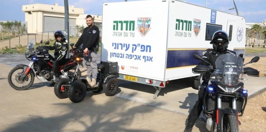 נקודת משטרה חדשה הוקמה בחוף אולגה בחדרה