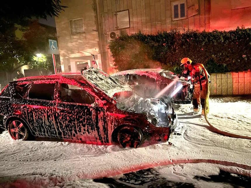 תפנית בפרשת הצתת רכב בחדרה המשטרה חזרה בה מבקשת המעצר