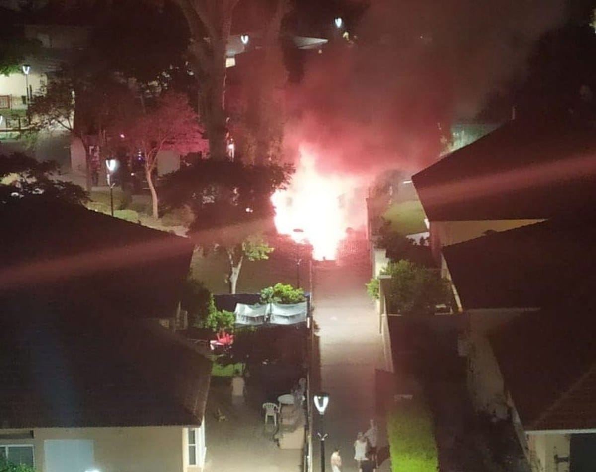 בית משפט השלום בחדרה שחרר חשוד בהצתה בתנאים מגבילים