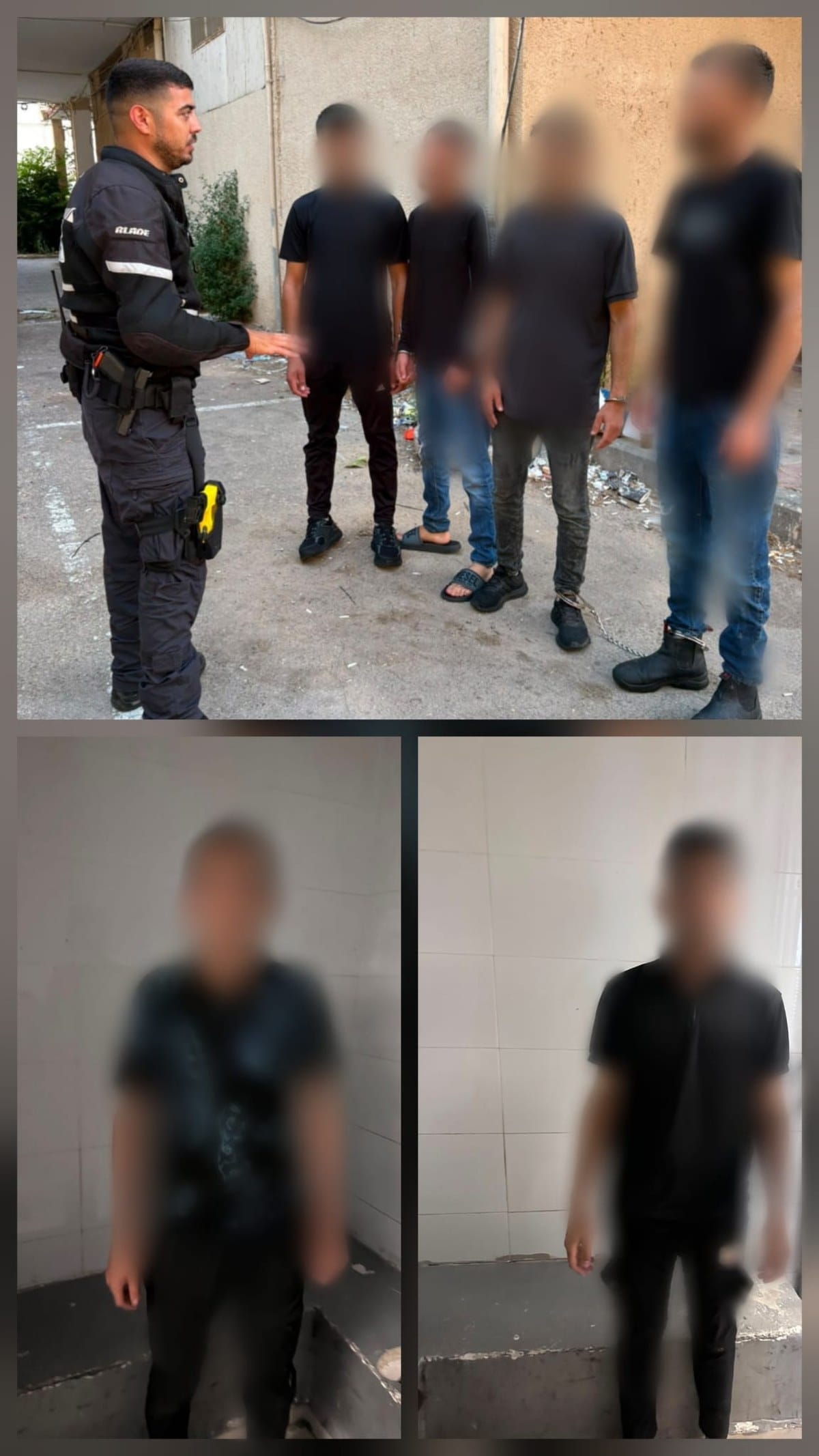 שישה שוהים בלתי חוקיים נעצרו בחדרה בפעילות אכיפה
