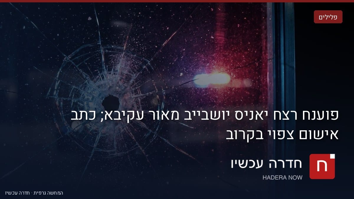 איור: בינה מלאכותית — פוענח רצח יאניס יושבייב מאור עקיבא; כתב אישום צפוי בקרוב
