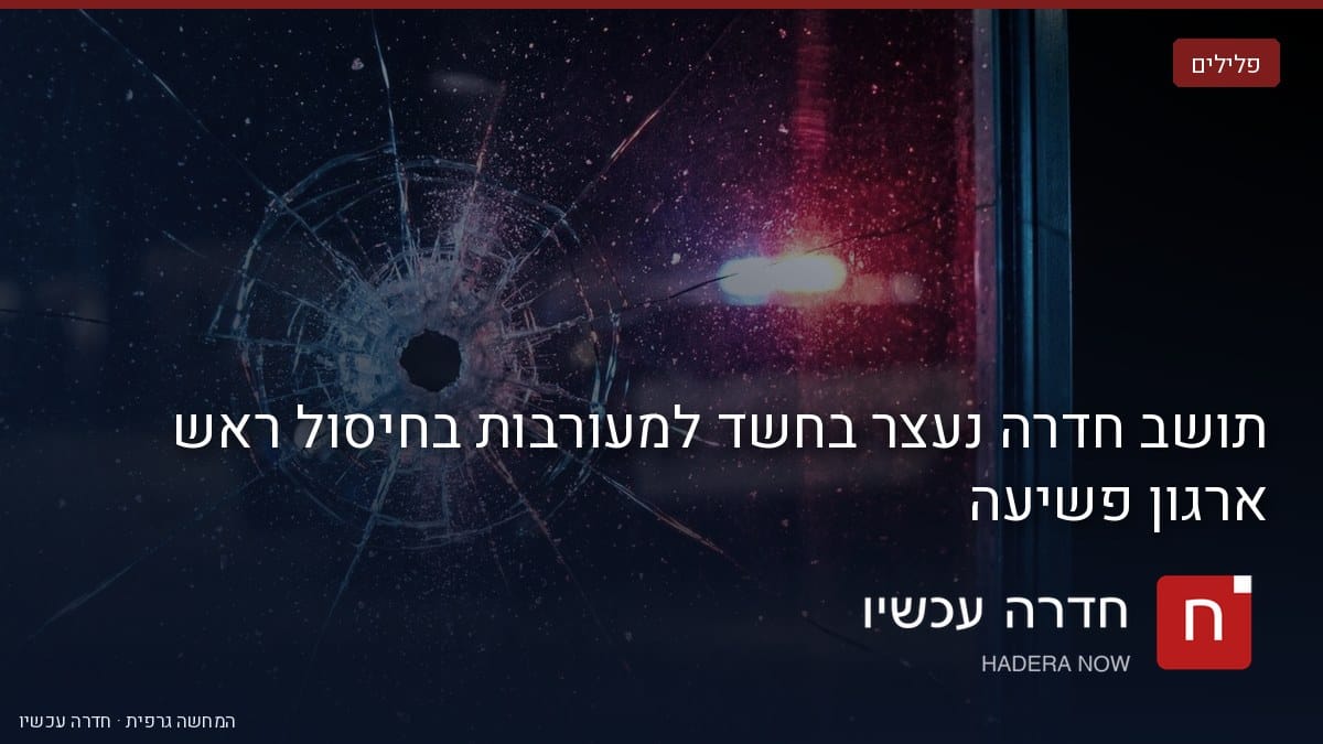 איור: בינה מלאכותית — תושב חדרה נעצר בחשד למעורבות בחיסול ראש ארגון פשיעה