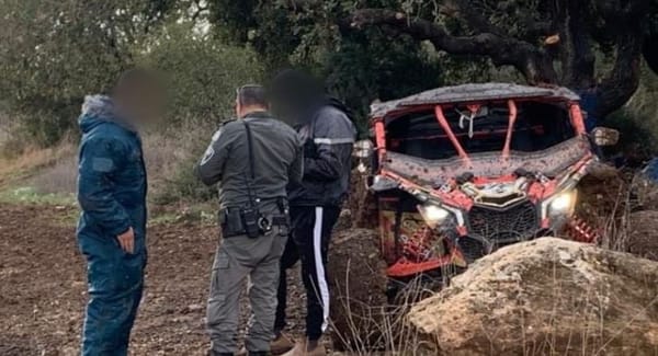 צפו: המשטרה פשטה על חופי חדרה – רכבי שטח הושבתו במבצע אכיפה
