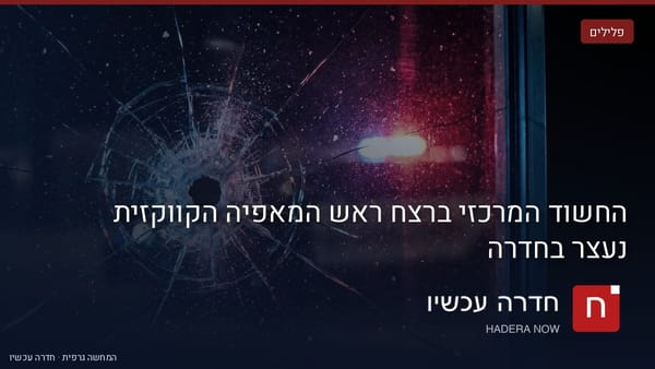איור: בינה מלאכותית — החשוד המרכזי ברצח ראש המאפיה הקווקזית נעצר בחדרה